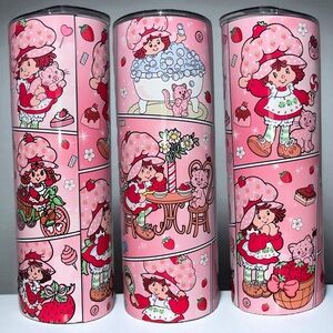 Strawberry  Cartoon Character Tumbler